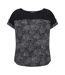 Regatta Womens/Ladies Jaida Abstract T-Shirt (Black) - UTRG7012