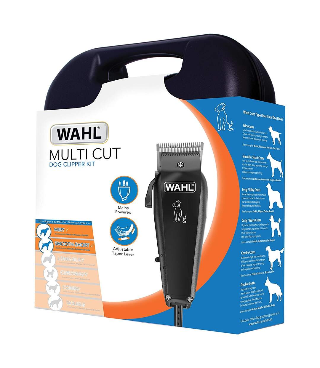 Wahl multi cut dog clipper uk plug one size black Wahl Equine-2