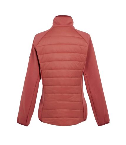 Veste hybride clumber femme corail clair / rouge foncé Regatta