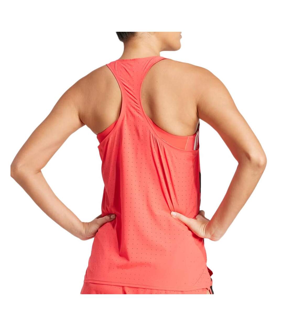Débardeur rouge/noir femme adidas jd7333-2