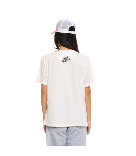 T-shirt femme fluide col rond print devant et dos Sun Vondutch