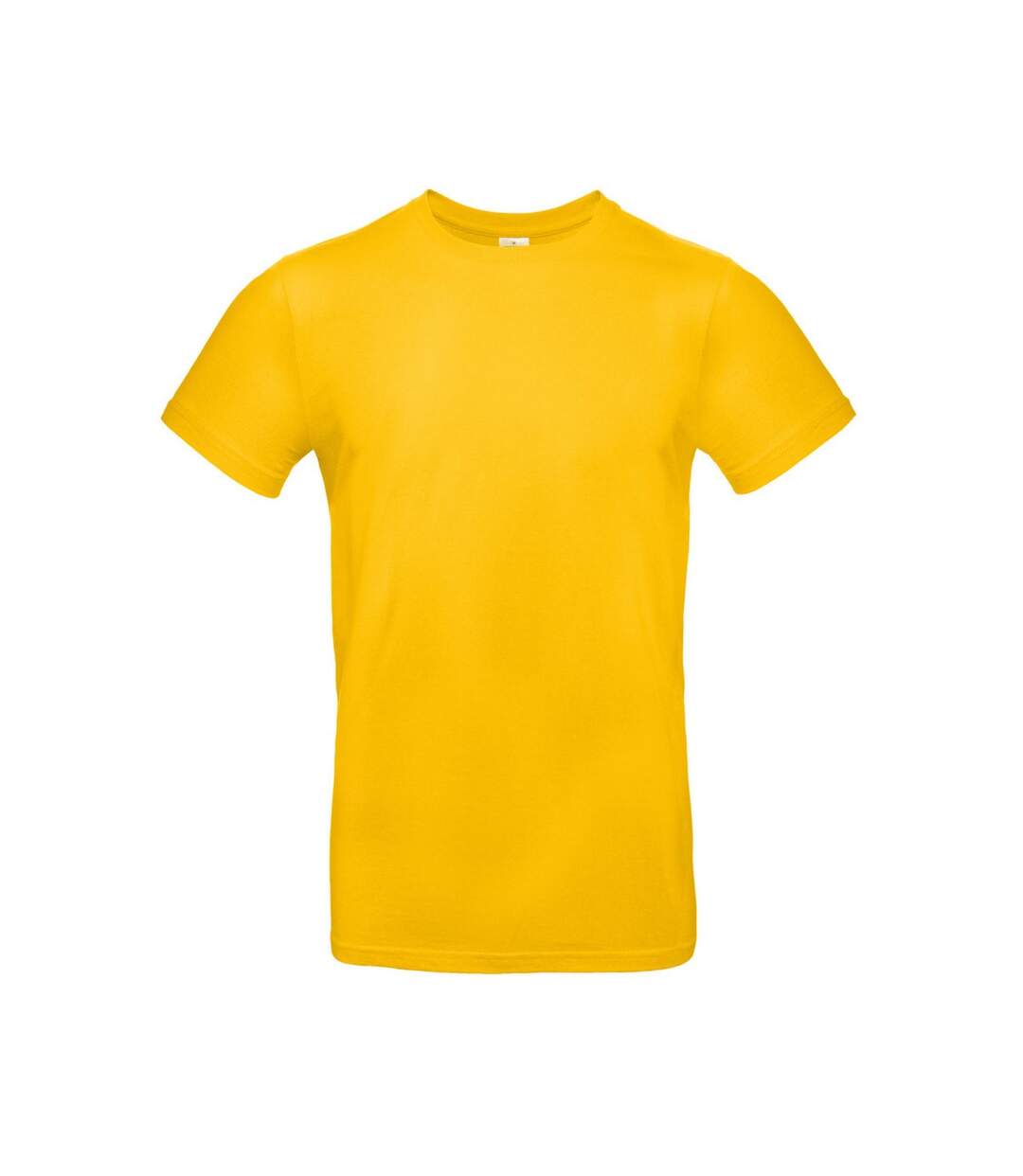 Tee-shirt B&c Mens #e190 Jaune Foncé B And C-1