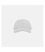 Atlantis Rapper Destroyed 5 Panel Weathered Trucker Cap (White/White) - UTAB204