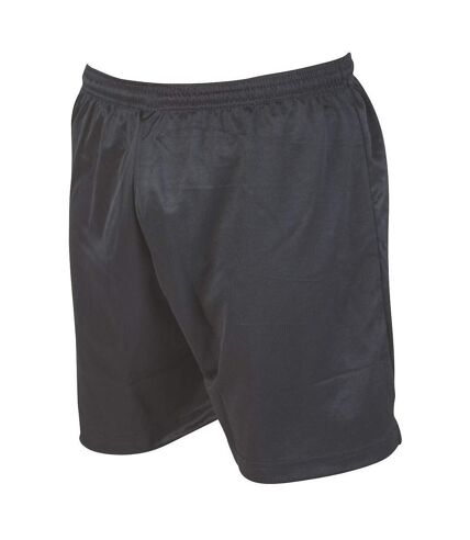 Precision Unisex Adult Micro-Stripe Football Shorts (Black) - UTRD124