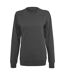 Build Your Brand Womens/Ladies Light Crewneck Sweatshirt (Charcoal) - UTRW5819