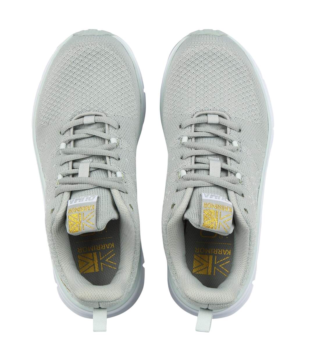 Womens/ladies Duma 6 Ortholite Trainers Sage Karrimor-3
