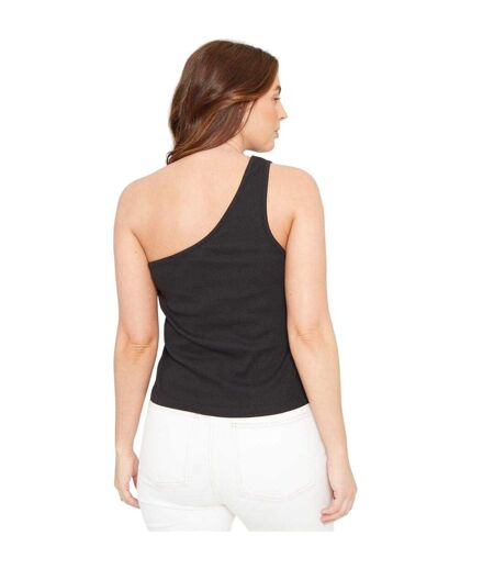 Haut 1 Épaule Motif/style Côtelé Femme Noir Be You