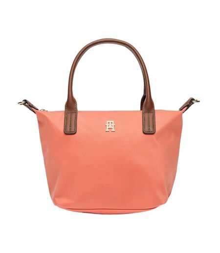 Sac à main rose/camel femme tommy hilfiger popette