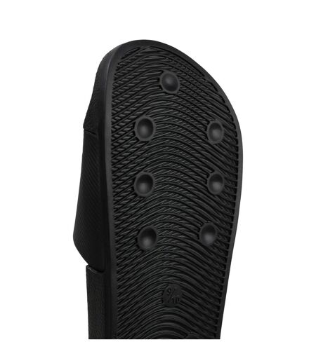 Mens Wide Sliders Black White Canterbury