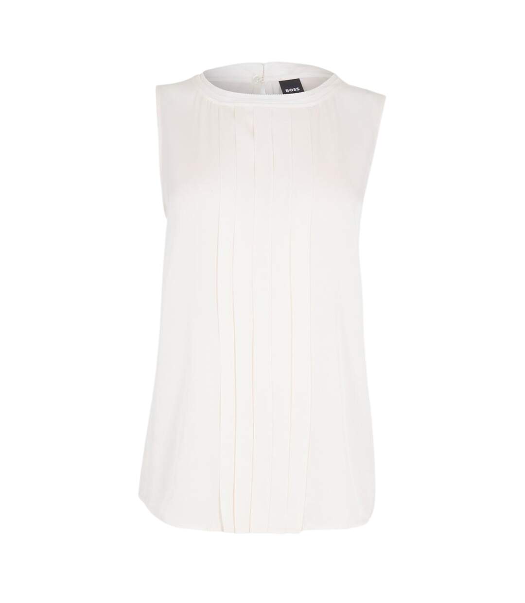 Blouse Sans Manches Femme Blanc Boss-1