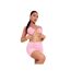 Womens/ladies Ruched Fitted Bralette Pink Missy Empire-4