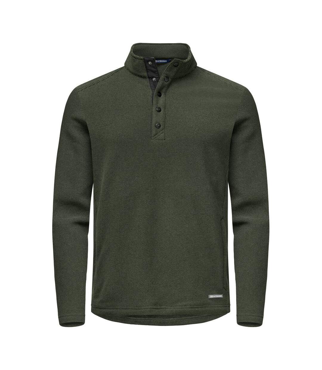 Haut Polaire Hunts Point Homme Vert Kaki Cutter & Buck-1