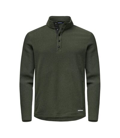 Haut Polaire Hunts Point Homme Vert Kaki Cutter & Buck