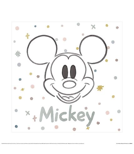 Disney - Imprimé M IS FOR MICKEY (Blanc) (40 cm x 40 cm) - UTPM5349