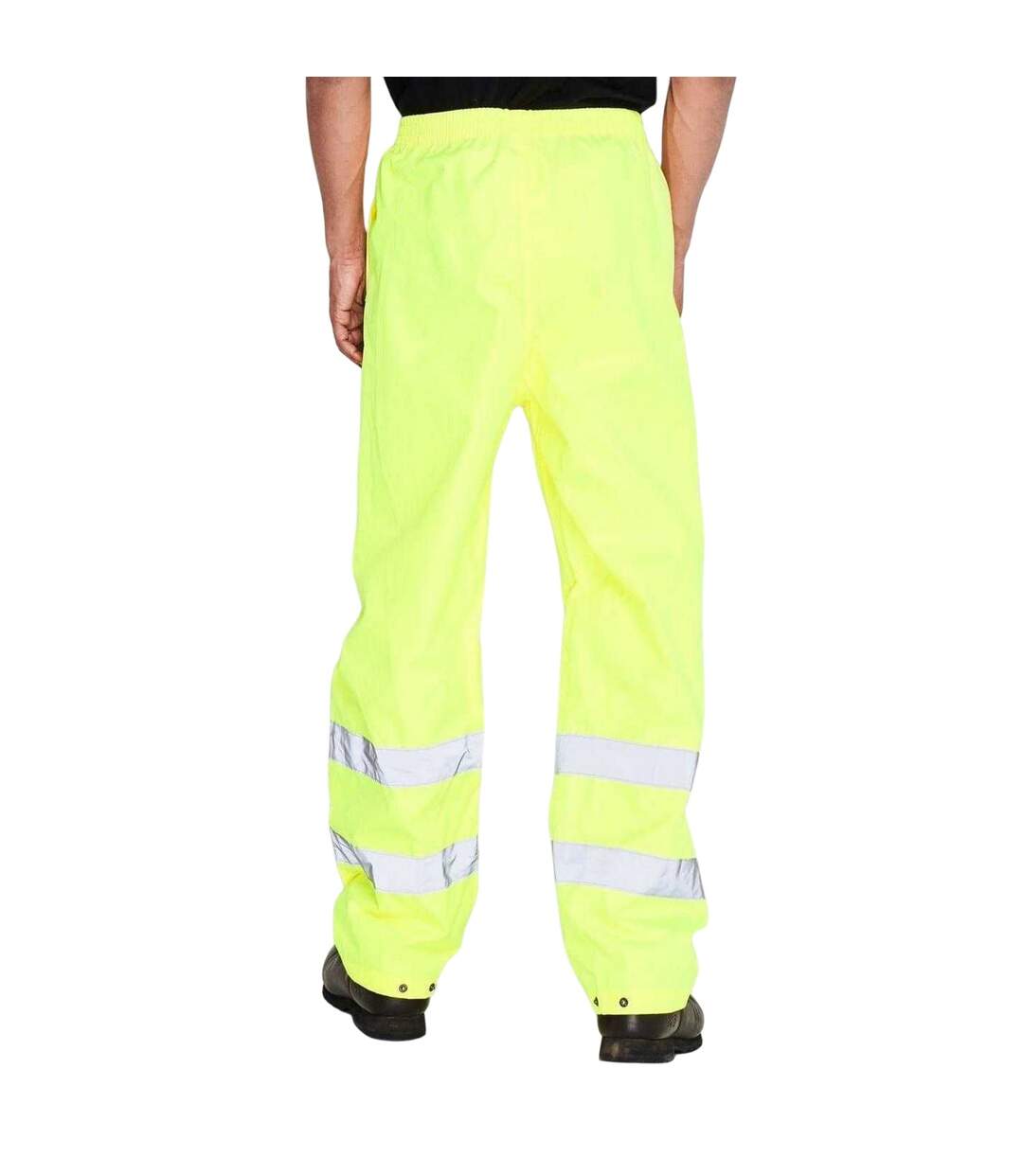 Mens Hi-vis Waterproof Trousers Yellow Dunlop-2