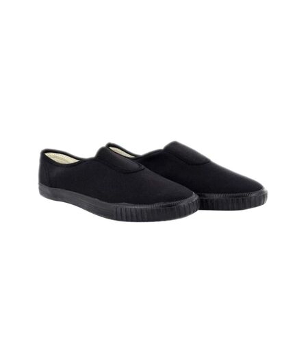 Chaussures En Toile Homme Noir Dek