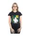 Disney - T-shirt BIG HERO BAYMAX LOLLYPOP - Femme (Noir) - UTBI15068-2