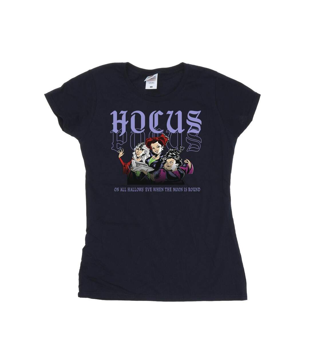 Disney T-shirt en coton Femme/Homme Hocus Pocus Hallows Eve (Bleu marine) - UTBI48506-1
