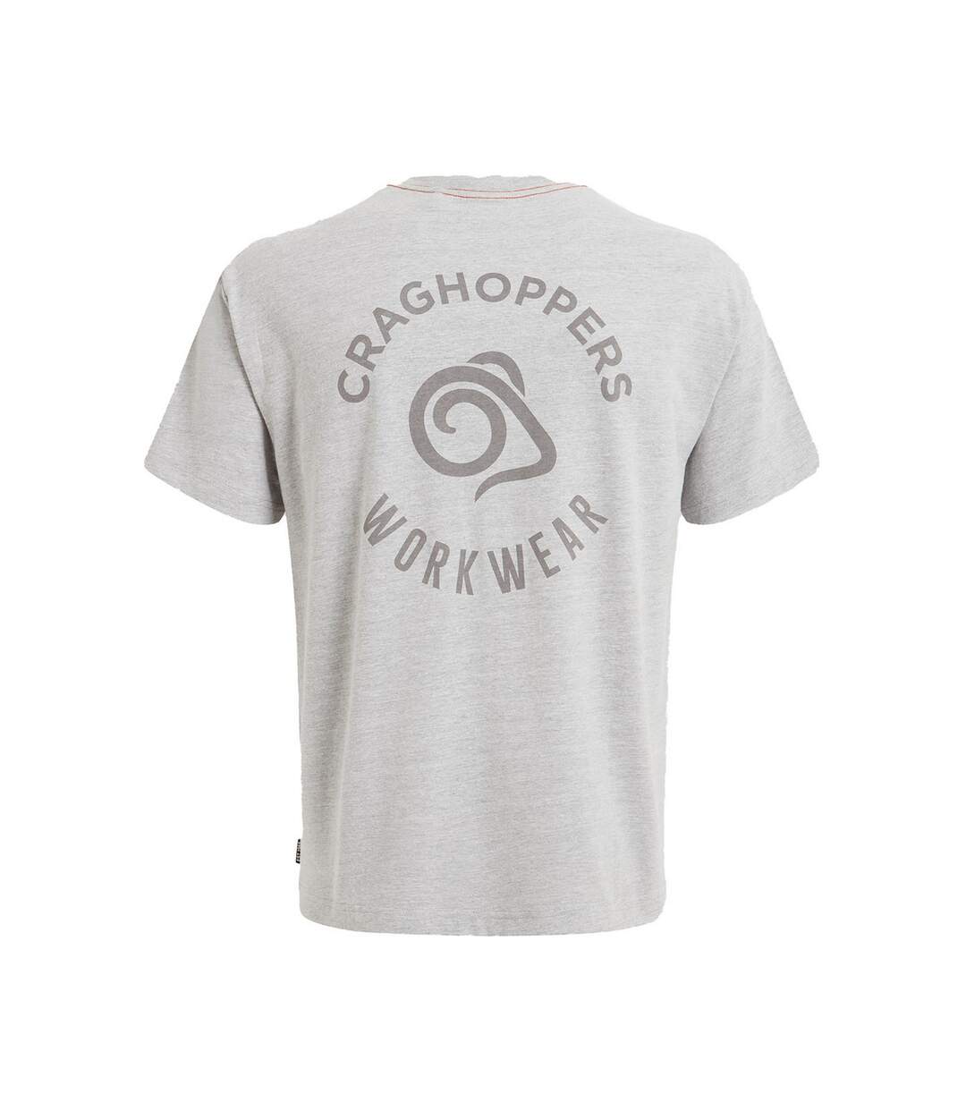 T-shirt wakefield workwear homme gris clair Craghoppers