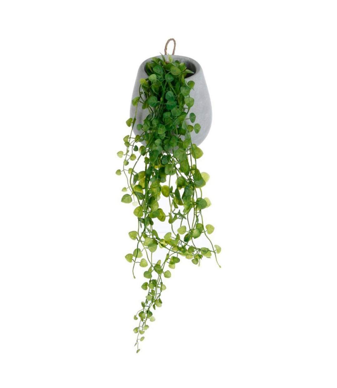 Lierre Artificiel en Pot Mailo 62cm Gris Clair-1