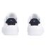 Mens Pebble Grain Court Leather Trainers White Navy Tommy Hilfiger-2