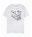 Disney - T-shirt THE ARISTOCATS MARIE SUPER MUM - Femme (Blanc) - UTBI18296-1