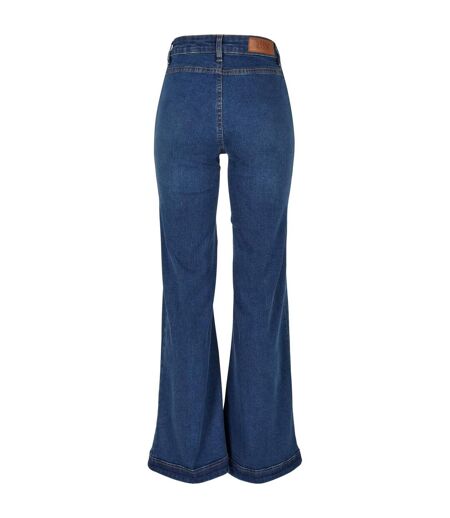 Jean Motif/style Rétro Femme Bleu Sombre Délavé Urban Classics