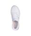 Womens/ladies Summits Diamond Dream Trainers White Silver Skechers-4