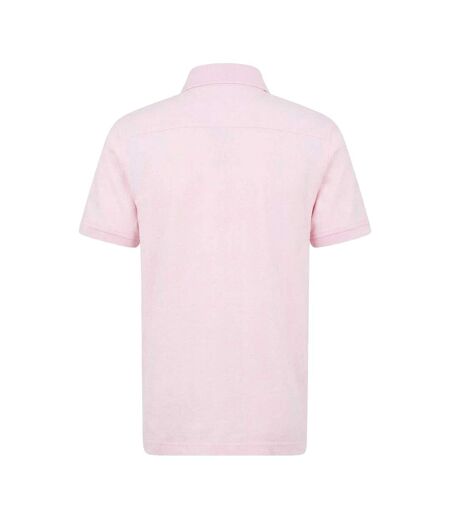 Mens 1985 Embroidered Logo Polo Shirt Pink Tommy Hilfiger