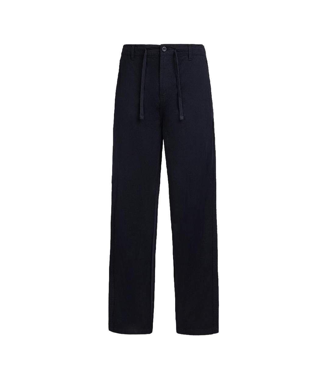 Pantalon fluide marine homme teddy smith linen-1