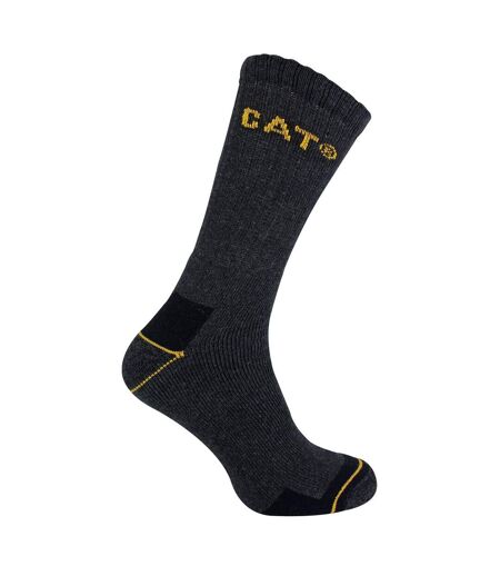 Mens 3 Pack Real Work Socks with Cushioned Heel & Toe