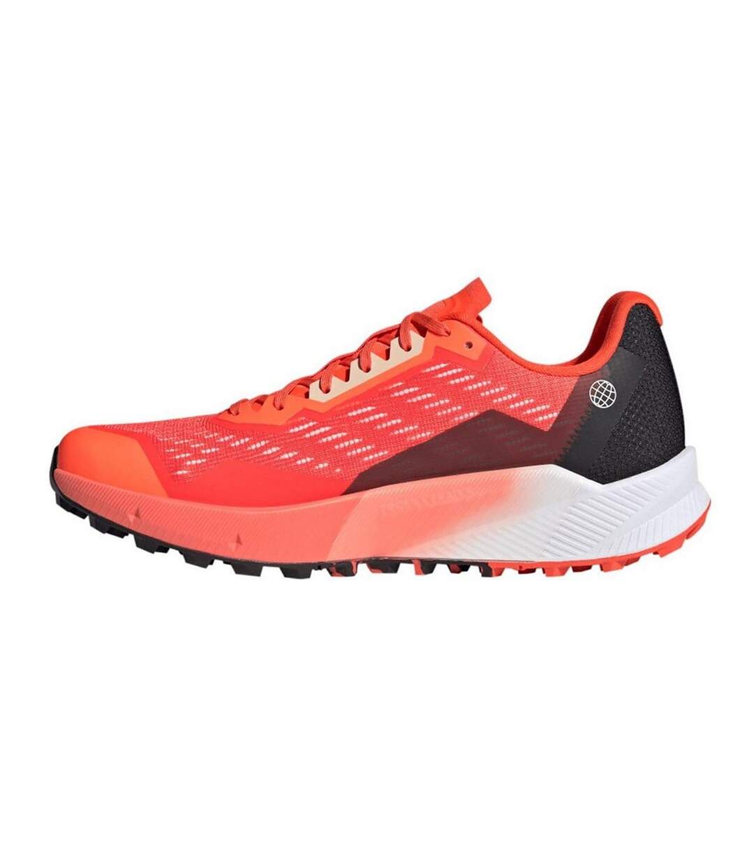 Chaussures Course À Pied Style Parley Terrex Agravic Flow 2.0 Trail Homme Orange Noir Adidas-3