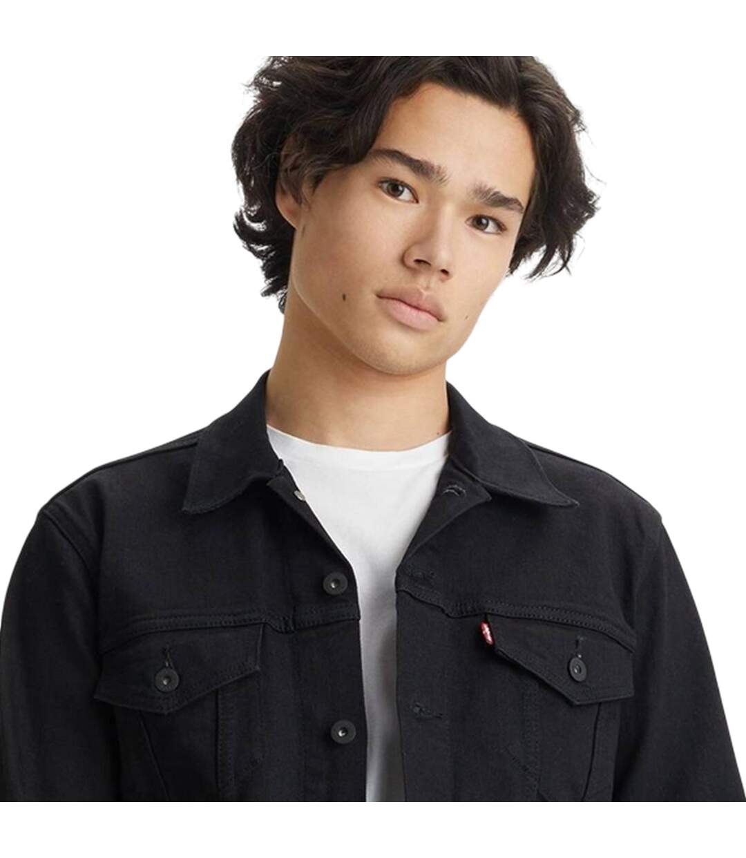 Veste Camionneur Manches Longues Homme Noir Levis-4