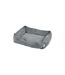 Panier pour Chien & Chat en Velours Granit 65cm Gris-1