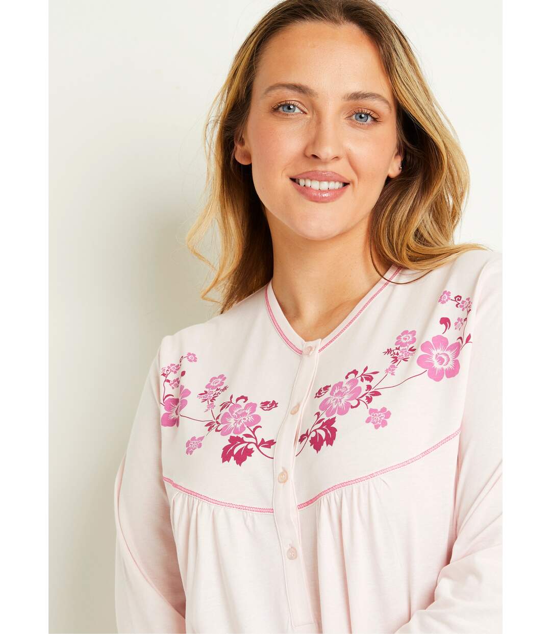 Chemise de nuit longue coton - lot de 2-3