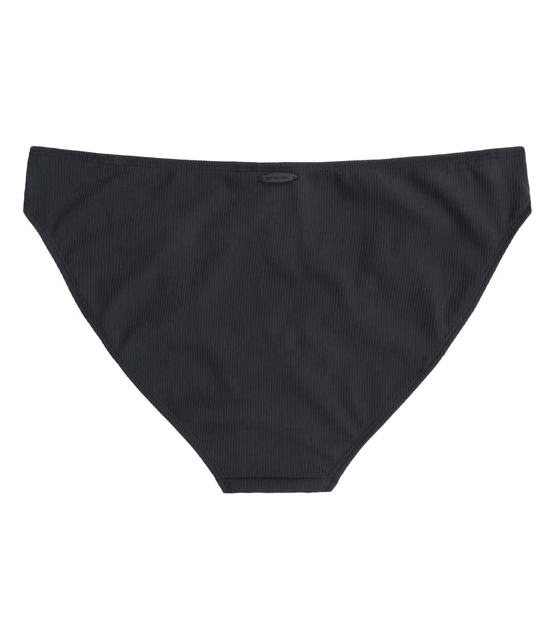 Womens/ladies florence ribbed bikini bottoms black Animal-2