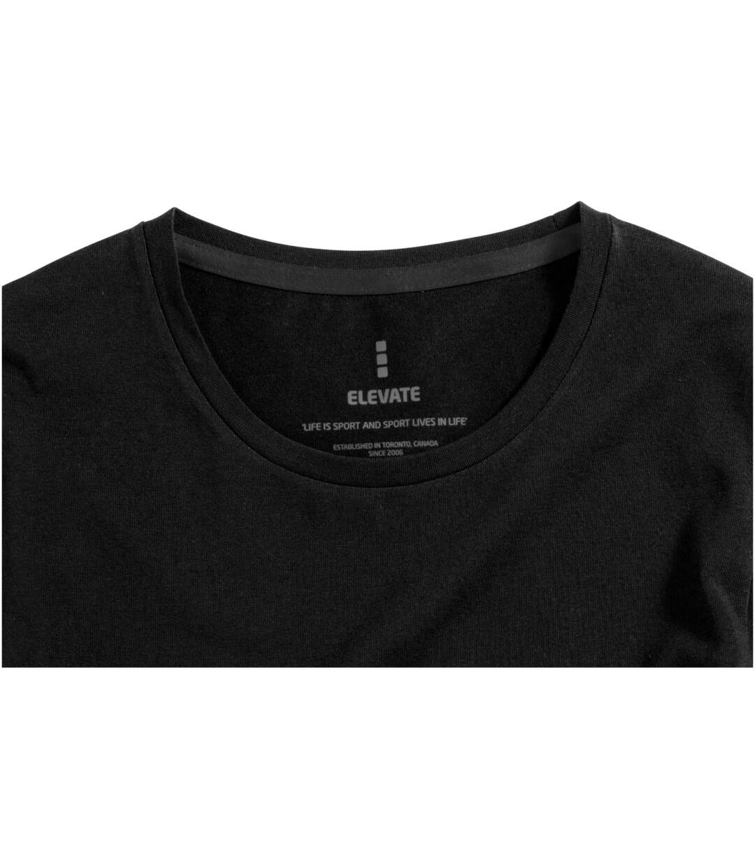 T-shirt manches longues ponoka homme noir Elevate Elevate