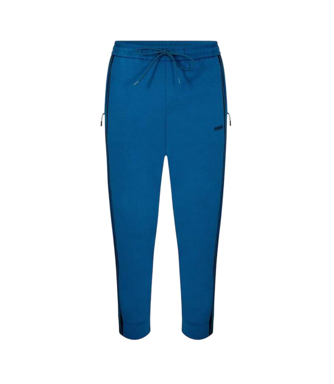 Pantalon De Jogging Motif/style Rayure Latérale Hadiko Homme Bleu Boss-1