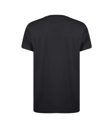 Mens performance recycled t-shirt black Tombo