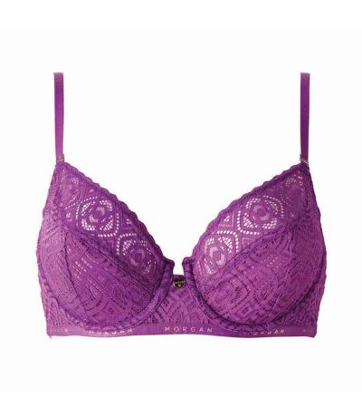 Soutien-gorge corbeille violet Gwen