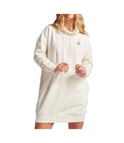 Sweat Robe Blanc Femme Converse Longline - L