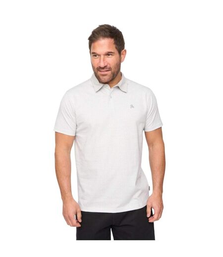 Mens Calvert Polo Shirt Light Grey Bewley & Ritch
