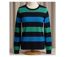 MAYFLOWER PAGODE2N - Pull large rayure en pur coton pour un confort absolu au quotidien-3