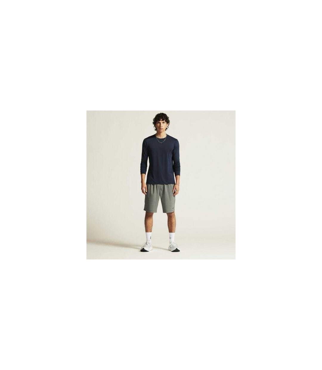 Mens Adv Essence Long-sleeved T-shirt Navy Blue Craft-1