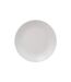 Lot de 6 Assiettes Plates Leaf 27cm Blanc-1