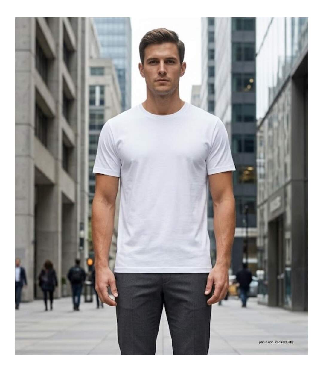 Tee - shirt uni ras du cou 510110U012-5