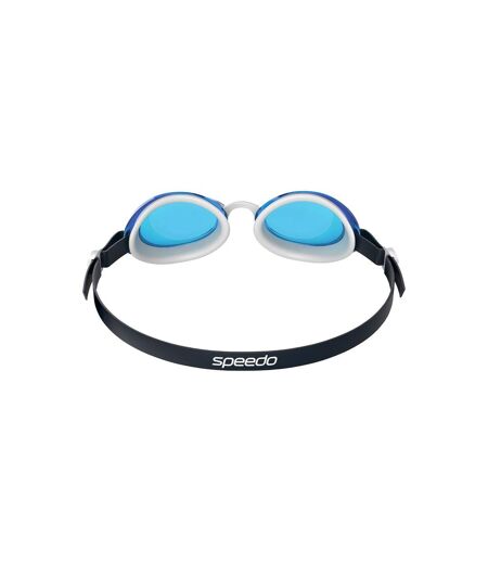 Lunettes De Natation Jet 2.0 Adulte Bleu Blanc Charbon Speedo