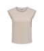 T-Shirt beige femme jdy salva-2