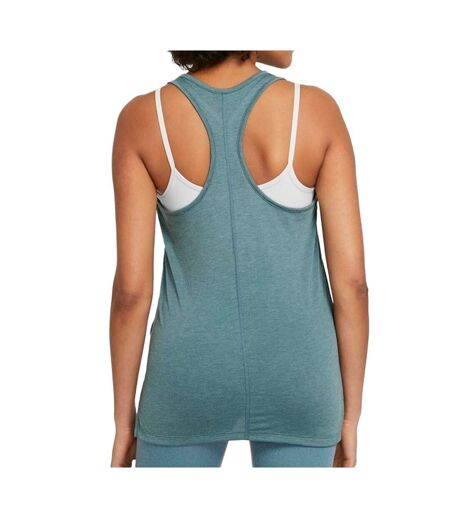 Débardeur Gris/Bleu Femme Nike Yoga Layer Tank