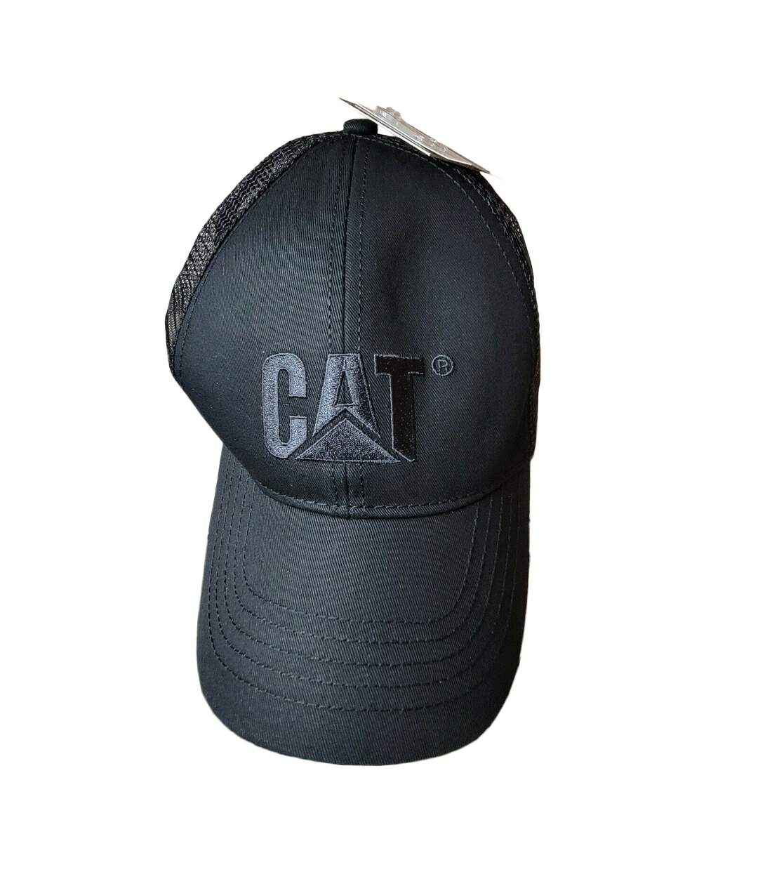 Logo Baseball Cap Black Caterpillar-1